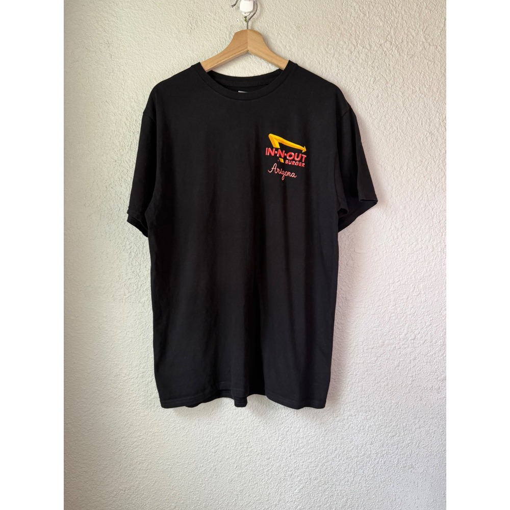 In-N-Out Burger Arizona T Shirt Mens Unisex Large Black Made in‎ USA